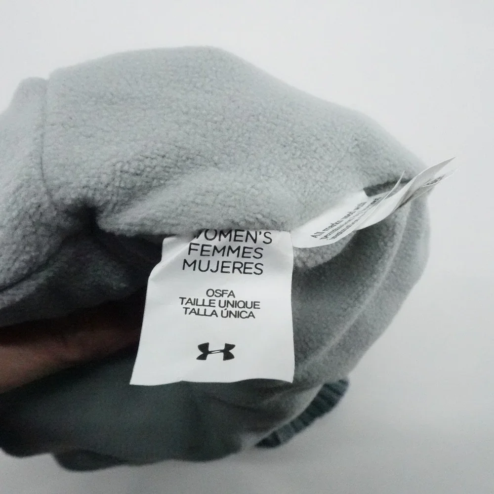 Under Armour Auburn Tigers Knit Beanie Pom Hat Gray‎ One Size Womens new